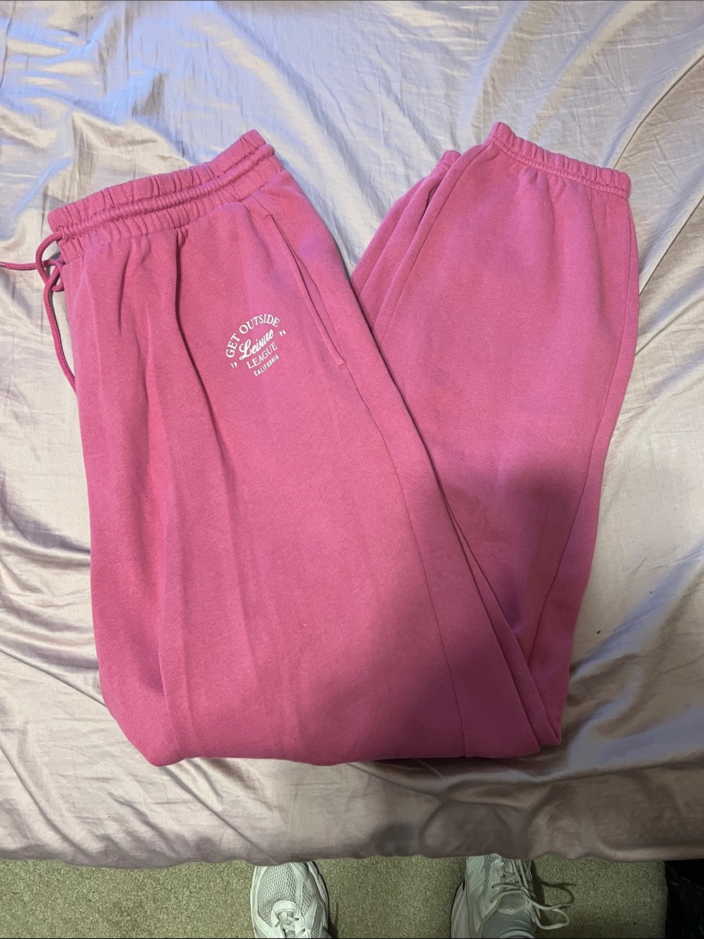 Old Navy Pink Fleece Jogger Sweatpants